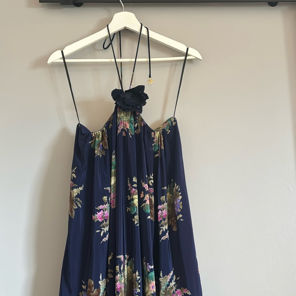 Zimmermann 100% silk rosette dress - size 1